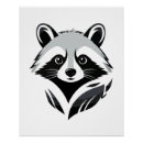 Buscar raccoon arte Mapache