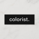 Buscar colorist tarjetas de visita Cosmetologist