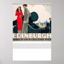 Buscar edimburgo escocia posters Cartel de viaje retro