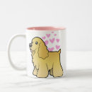 Buscar perro de cocker spaniel tazas Para ella