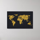 Buscar mapa del mundo lienzos Moderno