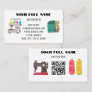 Buscar modista tarjetas de visita Costurera