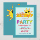 Buscar sol caliente invitaciones Amarillo