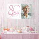 Buscar cumpleaños 80 lonas Ochenta y fabuloso
