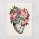 Buscar corazón anatómico postales Floral