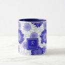 Buscar azul real tazas Azul y blanco