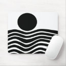 Buscar líneas onduladas alfombrillas de raton Negro