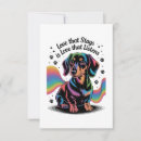 Buscar delantal tarjetas Acuarela de dachshund