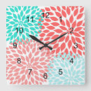 Buscar dalia relojes de pared Floral
