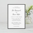 Buscar a borde boda invitaciones Elegante