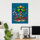 Buscar luces de navidad posters Palmera