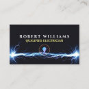 Buscar bombilla tarjetas de visita Negro