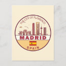 Buscar de madrid postales Viaje retro vintage