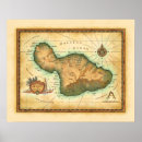 Buscar mapa hawaiano posters Islas