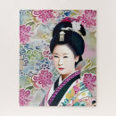 Buscar geisha japonés puzzles Dama