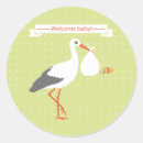 Buscar cigüeña y bebé pegatinas Pájaro