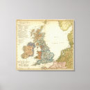 Buscar mapa de irlanda lienzos Color