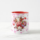 Buscar vaca linda tazas Rosa