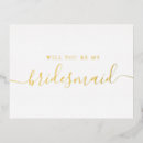 Buscar tarjetas proposicion bridal party Minimalista