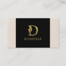 Buscar letras del oro tarjetas de visita Elegante