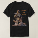 Buscar unidades militares camisetas Amante de los perros