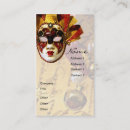 Buscar mascarada tarjetas de visita Carnaval
