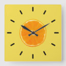 Buscar mandarina relojes de pared Naranja