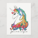 Buscar unicornio del arco iris postales Para todos