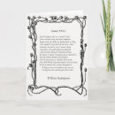 Buscar shakespeare tarjetas Sonetos
