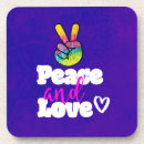 Buscar paz posavasos Paz y amor