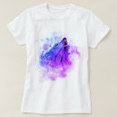 Buscar lobo mujer camisetas Fresco