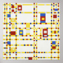 Buscar pinturas abstractas famosas posters Piet mondrian