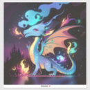 Buscar fuego dragón pegatinas Criatura