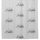 Buscar lunares cortinas de baño Blanco y negro