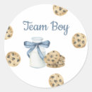 Buscar leche y galletas pegatinas Acuarela