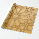 Buscar arabescos papel de regalo Dorado