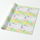 Buscar unicornios papel de regalo Princesa