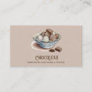 Buscar chocolate tarjetas de visita Caramelo