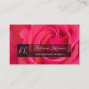 Buscar flores elegantes tarjetas de visita Instructor de yoga