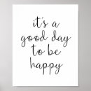 Buscar buenos días posters Felicidad