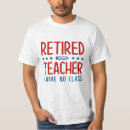 Buscar profesor jubilado camisetas Divertido