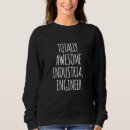 Buscar ingeniero industrial sudaderas Divertido