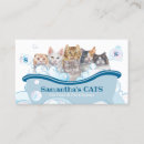 Buscar pet care tarjetas de visita Gatos