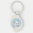 Buscar gato blanco llaveros Retrato
