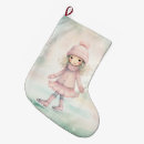 Buscar patinaje calcetines navideños Chica