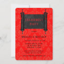 Buscar damasco rojo y negro invitaciones Para ellos