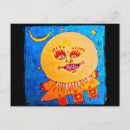 Buscar sol y luna postales Ilustracion