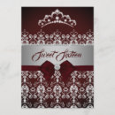 Buscar de la tiara invitaciones Diamante