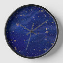 Buscar galaxia azul relojes de pared Estrellas