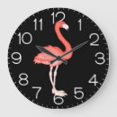 Buscar pájaro negro relojes de pared Tropical
